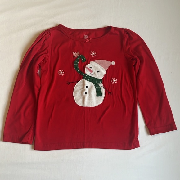 Carter’s Just One You Fleece Snowman Pajamas Size 5 - Picture 6 of 8
